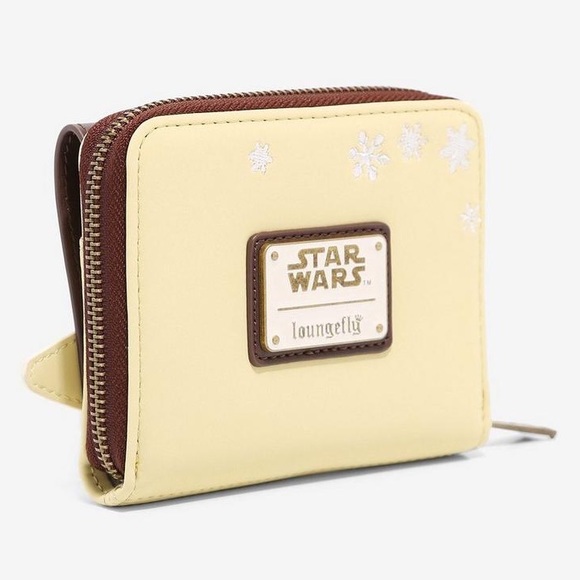 Loungefly Star Wars Baby Yoda The Mandalorian The Child Holiday Small Zip Wallet - Picture 7 of 10
